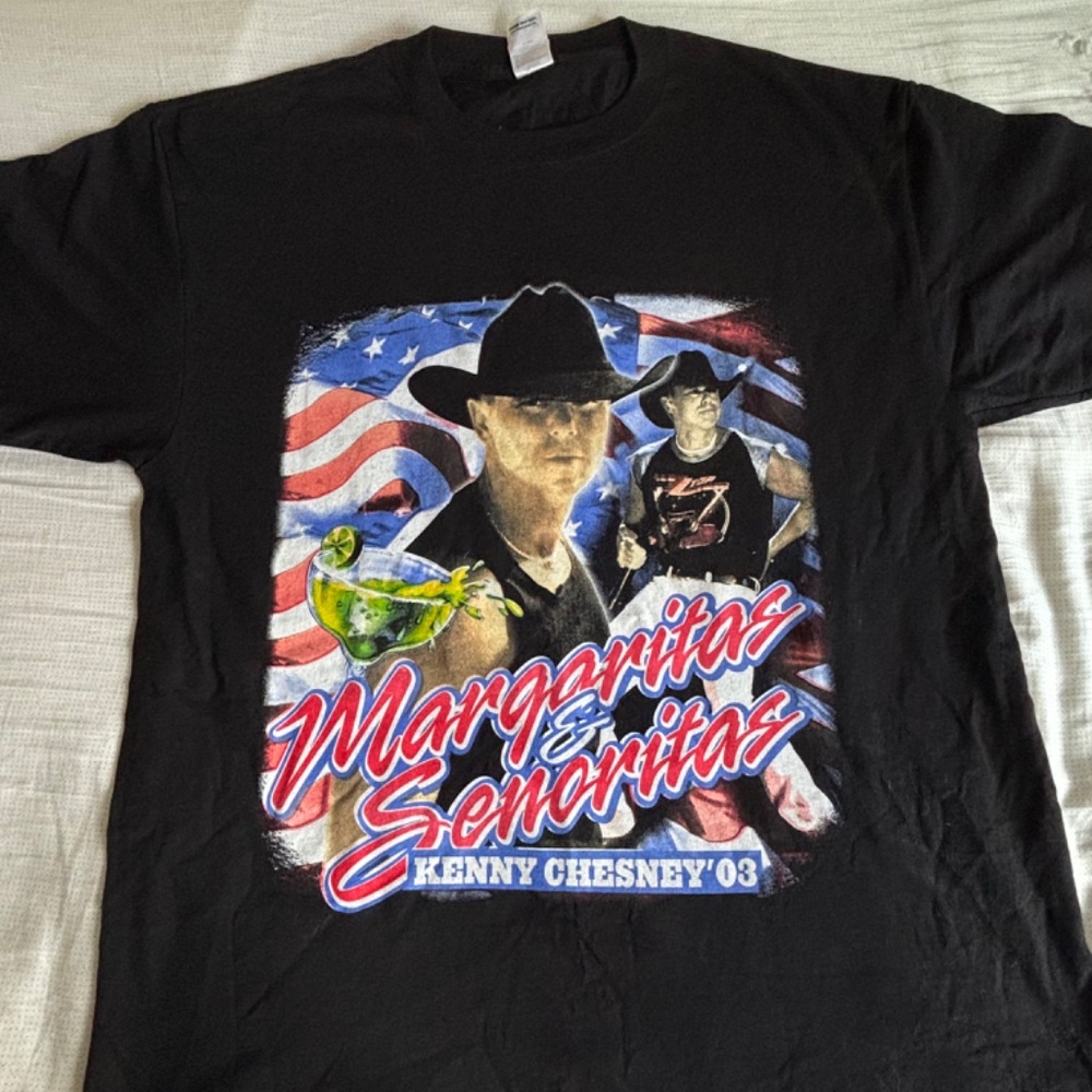 Vintage XL 2003 Kenny Chesney Tour T-Shirt "Margaritas & Senoritas"
